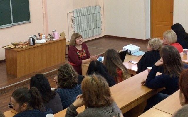 Виступ декана факультету філології і журналістики 